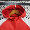 Corta Vento Manchester United 24/25 - Branco e Vermelho