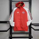 Corta Vento Manchester United 24/25 - Branco e Vermelho