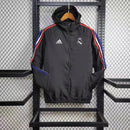 Corta Vento Real Madrid 24/25 - Preto Vermelho