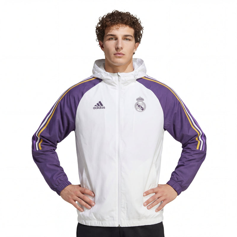 Corta Vento Real Madrid 24/25 - Branco